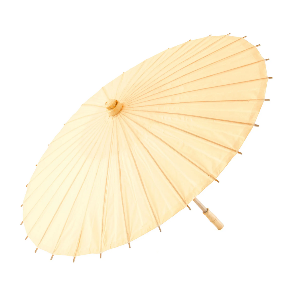 PAPER PARASOL WITH BAMBOO BONING (12 colours available) - AyaZay Wedding Shoppe