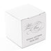 MINI CUSTOM FOIL PRINTED SQUARE PAPER FAVOR BOXES -MR. & MRS. SCRIPT