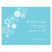 WINTER FINERY SAVE THE DATE CARD - AyaZay Wedding Shoppe