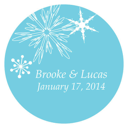 WINTER FINERY LARGE STICKER - AyaZay Wedding Shoppe