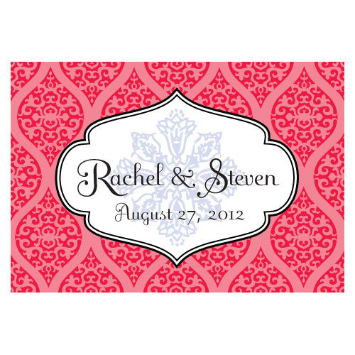 MOROCCAN LARGE RECTANGULAR TAG - AyaZay Wedding Shoppe