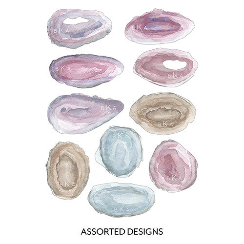 AGATE ALURE DIECUT SHAPED CARD SET - AyaZay Wedding Shoppe