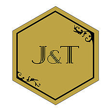 BLACK AND GOLD OPULENCE DIECUT STICKER - AyaZay Wedding Shoppe