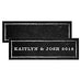 SMALL RECTANGULAR TAG WITH CHALKBOARD PRINT DESIGN - AyaZay Wedding Shoppe