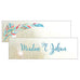 FEATHER WHIMSY SMALL RECTANGULAR FAVOUR TAG - AyaZay Wedding Shoppe