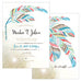 FEATHER WHIMSY INVITATION - AyaZay Wedding Shoppe