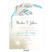 FEATHER WHIMSY INVITATION - AyaZay Wedding Shoppe