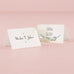FEATHER WHIMSY PLACE CARD WITH FOLD - AyaZay Wedding Shoppe