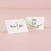FEATHER WHIMSY PLACE CARD WITH FOLD - AyaZay Wedding Shoppe