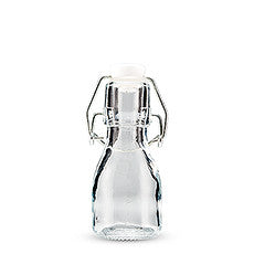 MINI SWING TOP GLASS BOTTLE - 2 1/2 OZ. (70 ml) - 6/pkg - AyaZay Wedding Shoppe