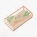 LARGE PERSONALIZED RECTANGLE GLASS JEWELRY BOX  - GREENERY