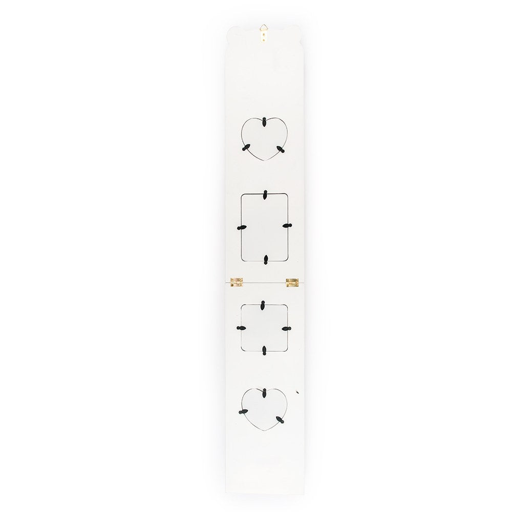 PERSONALIZED PANDA BEAR CHILDREN'S GROWTH CHART & FRAME