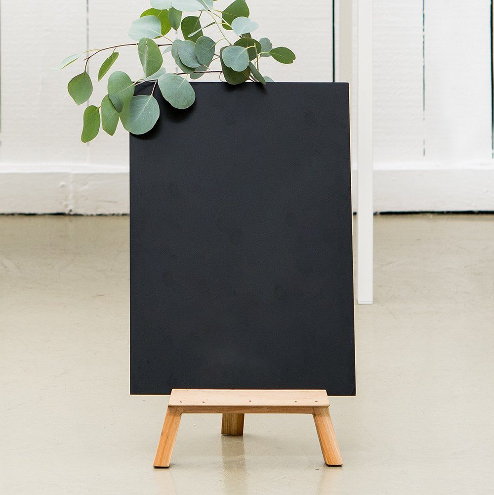 WOODEN WEDDING TABLE TOP DISPLAY EASEL
