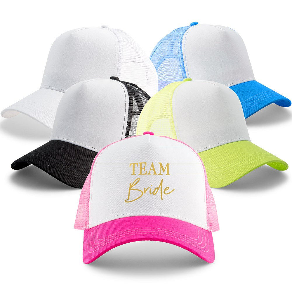 WEDDING PARTY SNAPBACK TRUCKER HATS - TEAM BRIDE