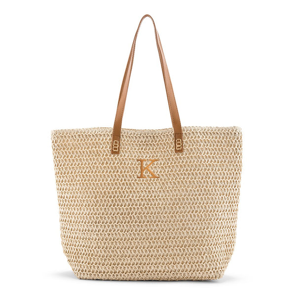 Large woven store tote bag