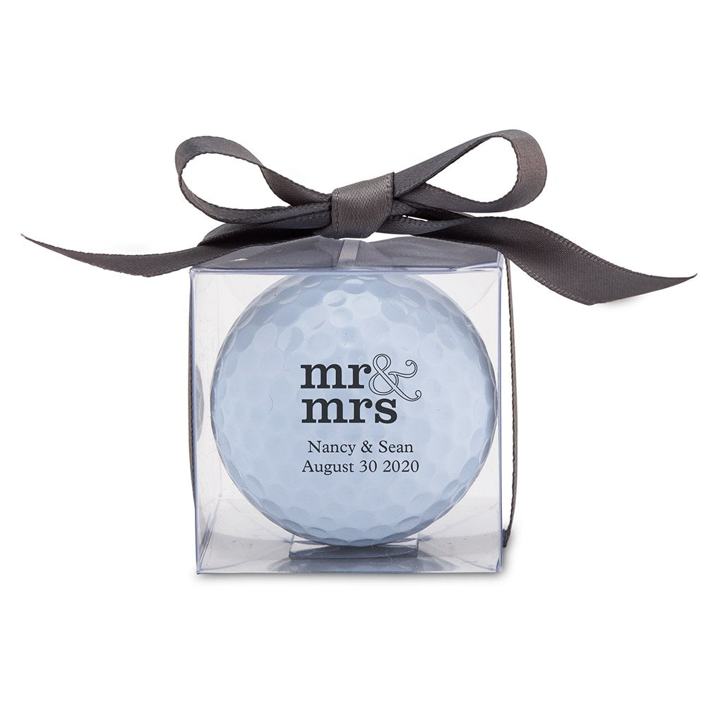 PERSONALIZED GOLF BALL FAVOR - AyaZay Wedding Shoppe