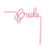 BACHELORETTE PARTY SILLY STRAW - BRIDE