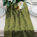 VELVET TABLE RUNNER - GREEN