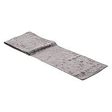 VELVET TABLE RUNNER - SILVER