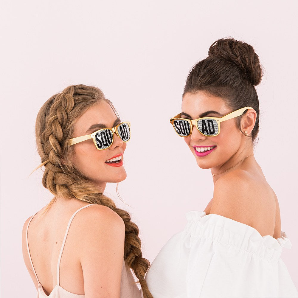 WEDDING PARTY PINHOLE SUNGLASSES - SQUAD