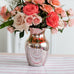 MERCURY GLASS FLOWER VASE - ROSE GOLD