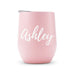 PERSONALIZED STEMLESS TRAVEL TUMBLER - CALLIGRAPHY