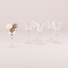 MINI MARTINI GLASSES (6/pkg) - AyaZay Wedding Shoppe