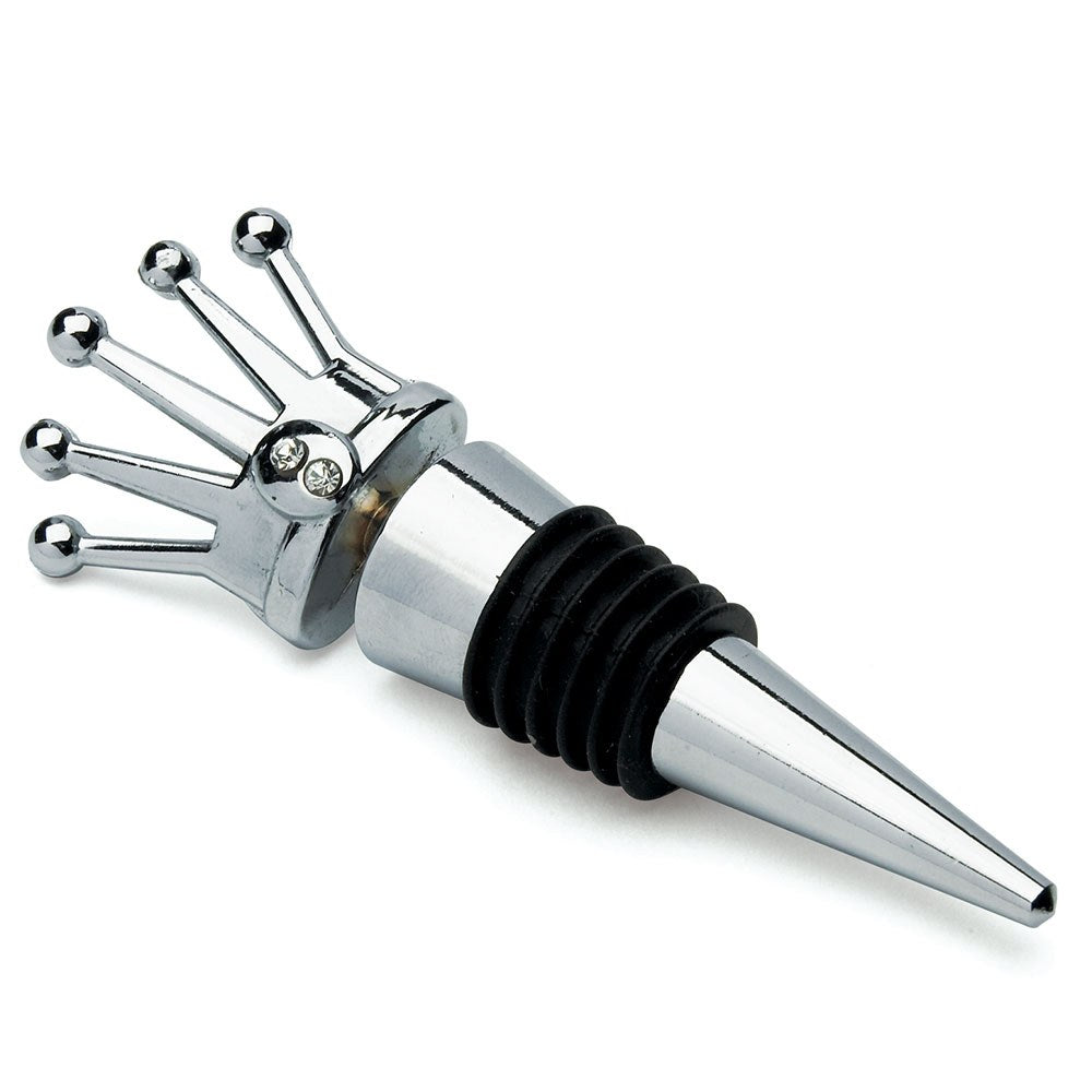 KING CROWN WITH CRYSTALS BOTTLE STOPPER - AyaZay Wedding Shoppe