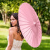 PAPER PARASOL WITH BAMBOO BONING (12 colours available) - AyaZay Wedding Shoppe