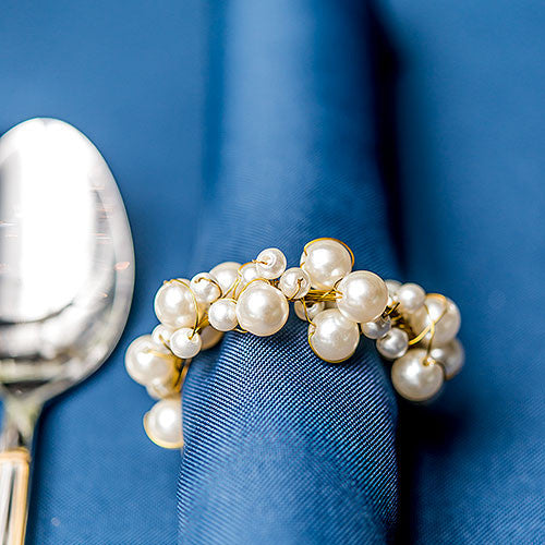 PEARL & VINTAGE GOLD WIRE ORNAMENTAL GARLAND - AyaZay Wedding Shoppe