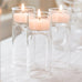 BLOWN GLASS MINIATURE TEALIGHT LUMINARIES (4/pkg)