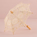 ANTIQUED BATTENBURG LACE PARASOL - 2 sizes - AyaZay Wedding Shoppe