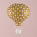 HOT AIR BALLOON PAPER LANTERN SET IN GOLD AND WHITE (3/pkg) - AyaZay Wedding Shoppe
