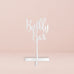 BUBBLY BAR ACRYLIC SIGN - WHITE - AyaZay Wedding Shoppe