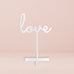 LOVE ACRYLIC SIGN - WHITE - AyaZay Wedding Shoppe