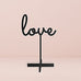 LOVE ACRYLIC SIGN - BLACK - AyaZay Wedding Shoppe