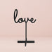 LOVE ACRYLIC SIGN - BLACK - AyaZay Wedding Shoppe