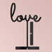 LOVE ACRYLIC SIGN - BLACK - AyaZay Wedding Shoppe