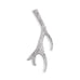 SILVER ANTLER BOTTLE OPENER FAVOUR (6/pkg)
