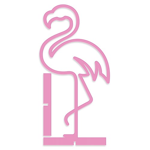 ACRYLIC FLAMINGO - TABLETOP DECORATION IN PINK - AyaZay Wedding Shoppe