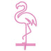 ACRYLIC FLAMINGO - TABLETOP DECORATION IN PINK - AyaZay Wedding Shoppe