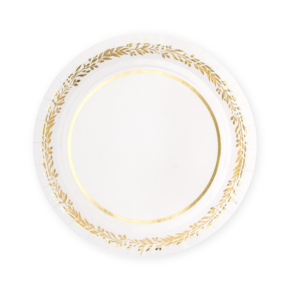 DISPOSABLE PAPER TABLEWARE SET - LOVE WREATH (SERVES 24)