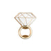 FLAT METAL DIAMOND RING BOTTLE OPENER - GOLD