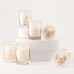 GOLD FOIL CONFETTI MINI GLASS FAVOUR JAR WITH LID (6/pkg) - AyaZay Wedding Shoppe