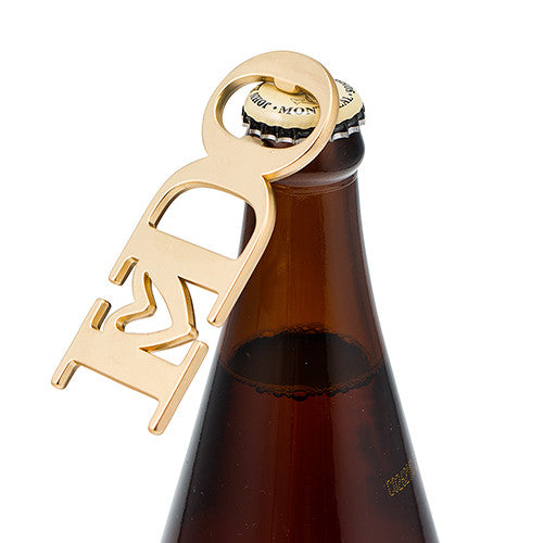 GOLD "I DO" BOTTLE OPENER FAVOUR - AyaZay Wedding Shoppe