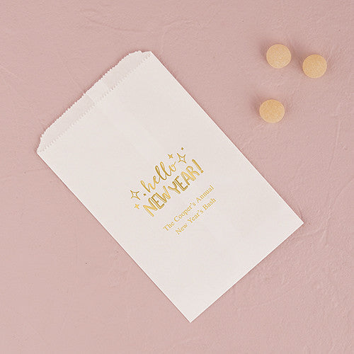 HELLO NEW YEAR! FLAT POCKET STYLE GOODIE BAG - AyaZay Wedding Shoppe