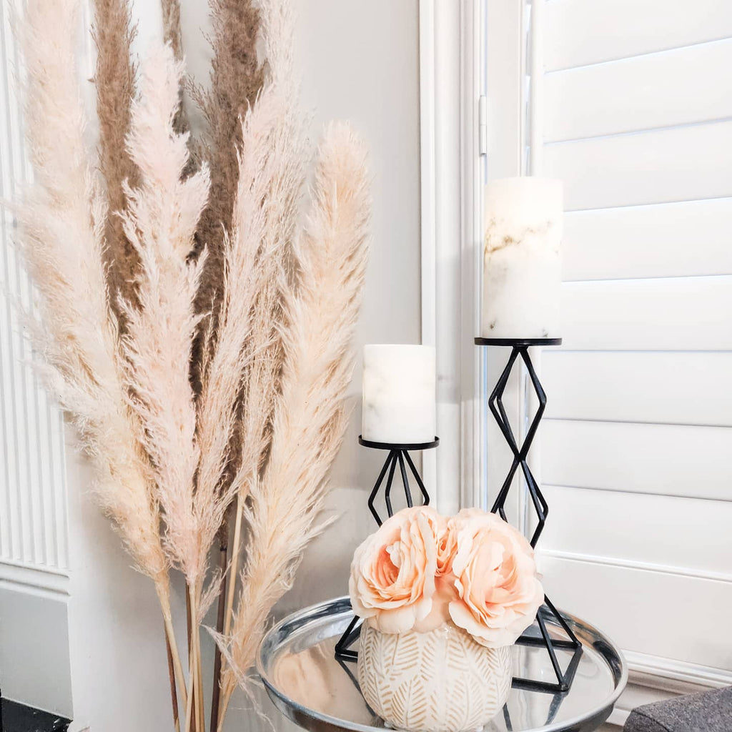 PAMPAS GRASS STEMS - PKG OF 3 - AyaZay Wedding Shoppe