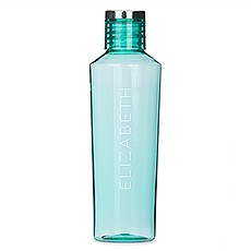 PERSONALIZED PLASTIC WATER BOTTLE - CONTEMPORARY VERTICAL LINE (4 COLOURS) - AyaZay Wedding Shoppe