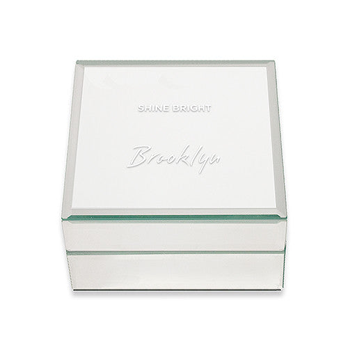 MIRRORED JEWELLERY BOX - SHINE BRIGHT PRINTING - AyaZay Wedding Shoppe