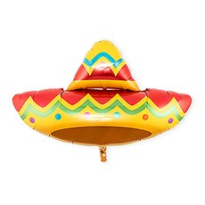 MYLAR FOIL HELIUM PARTY BALLOON DECORATION - FIESTA SOMBRERO